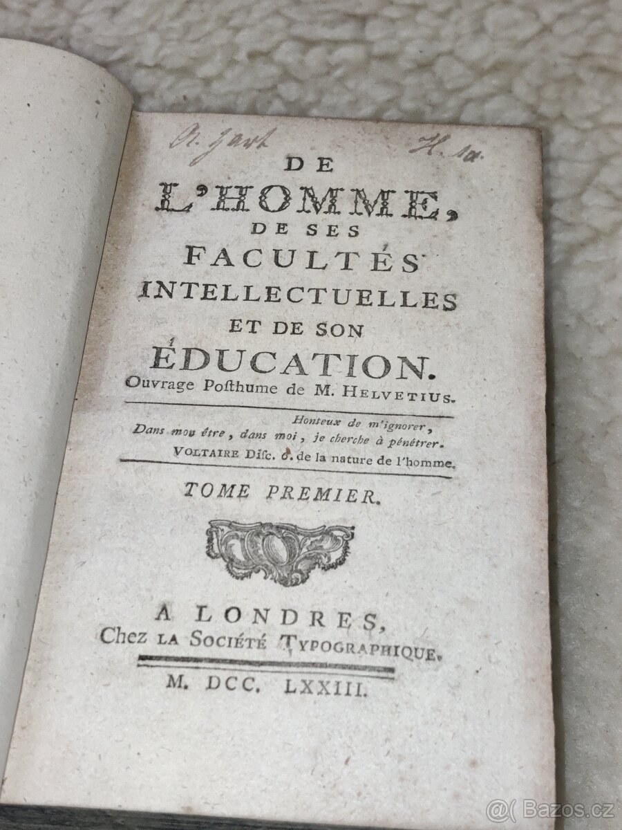 starožitná kniha z r.1773 - 3