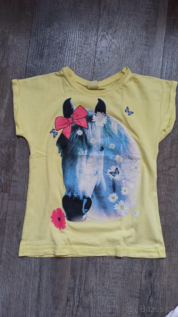 Žluté triko vel. 116 zn.Kiki&Koko - 3