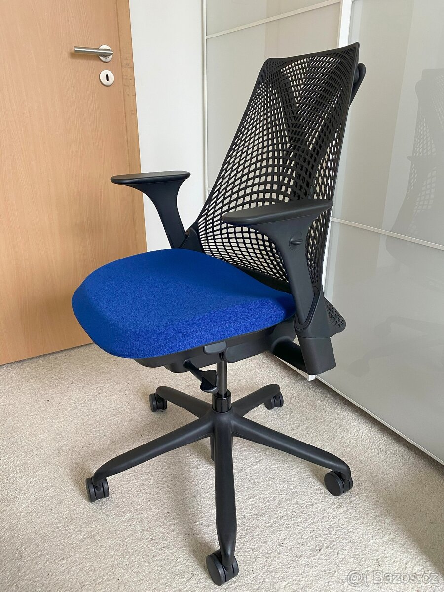 Kancelářská židle Herman Miller Sayl Blue PC 19200,- ZÁNOVNÍ - 3