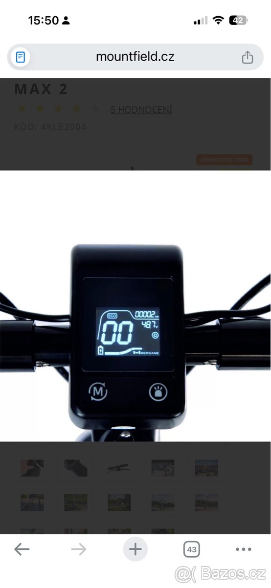 Elektrokoloběžka MTF Max 2 - 3