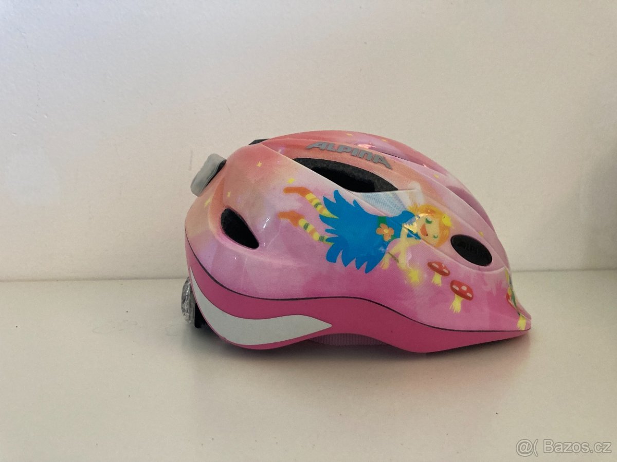 Dětská cyklistická helma/přilba Alpina s blikačkou - 3