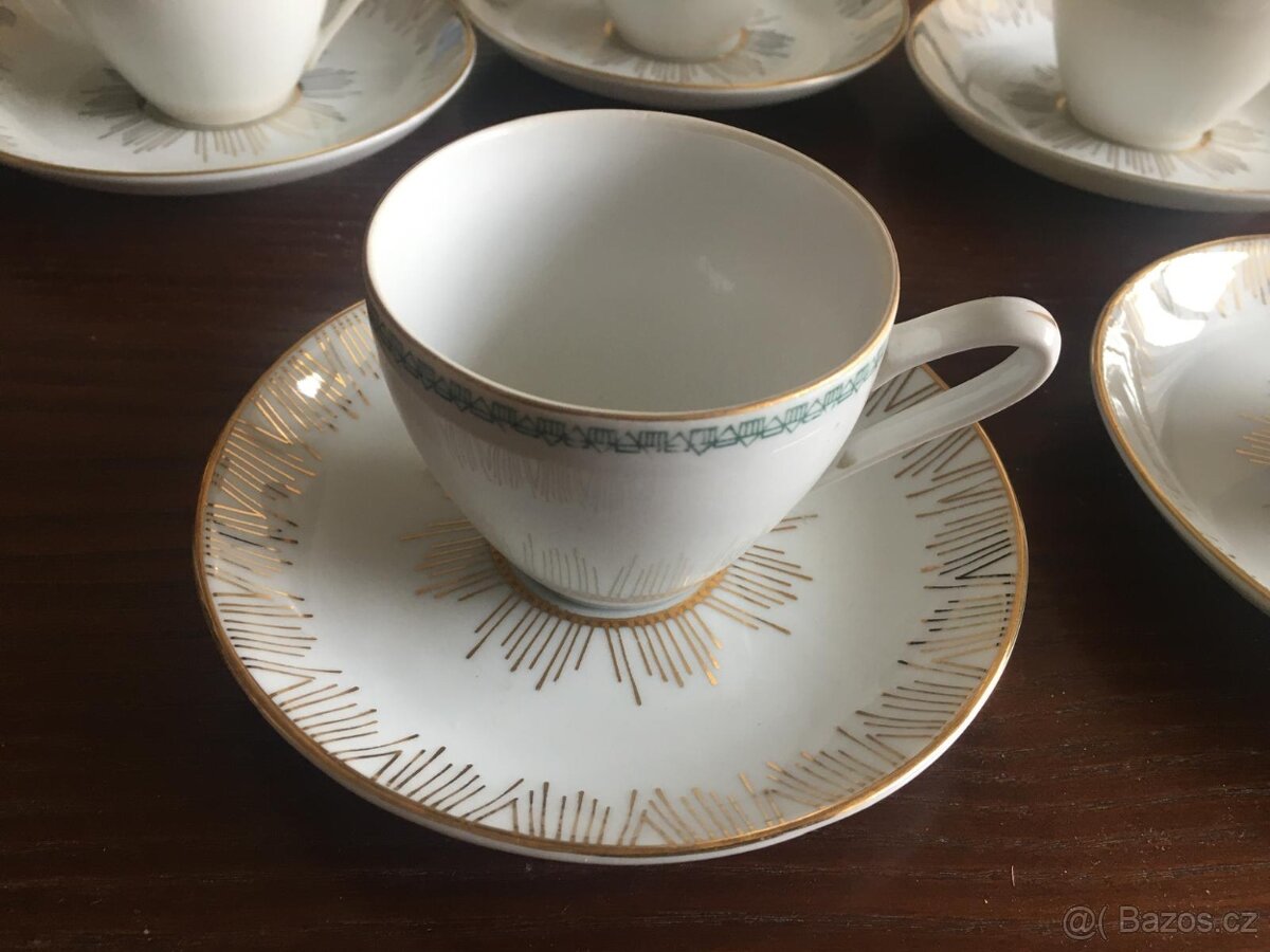 Kávový nebo čajový servis - 5 kusŮ - 3