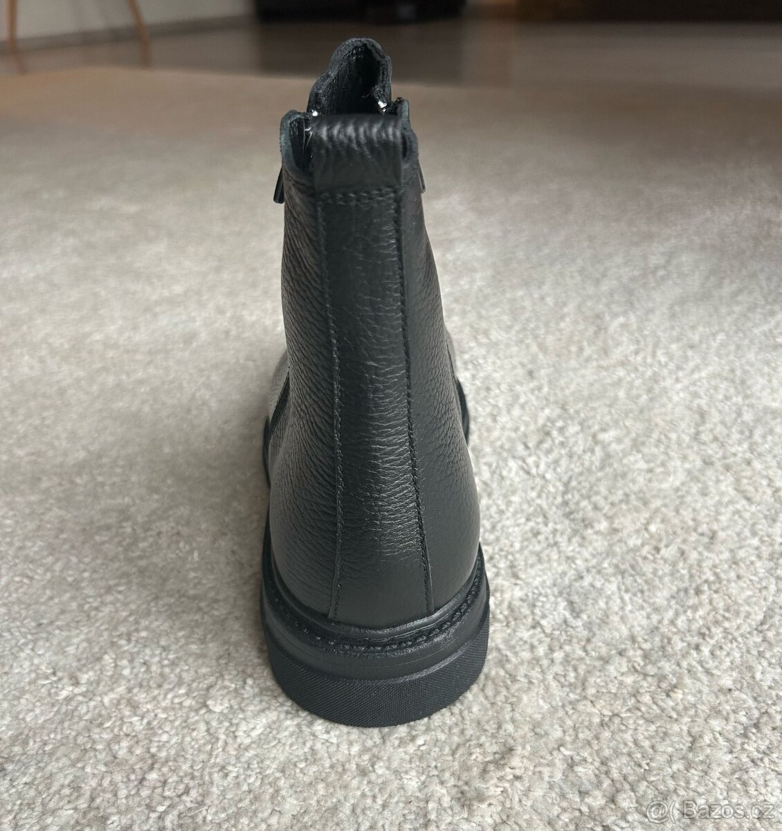 Pánské kožené zimní boty (vel. 45) - 3