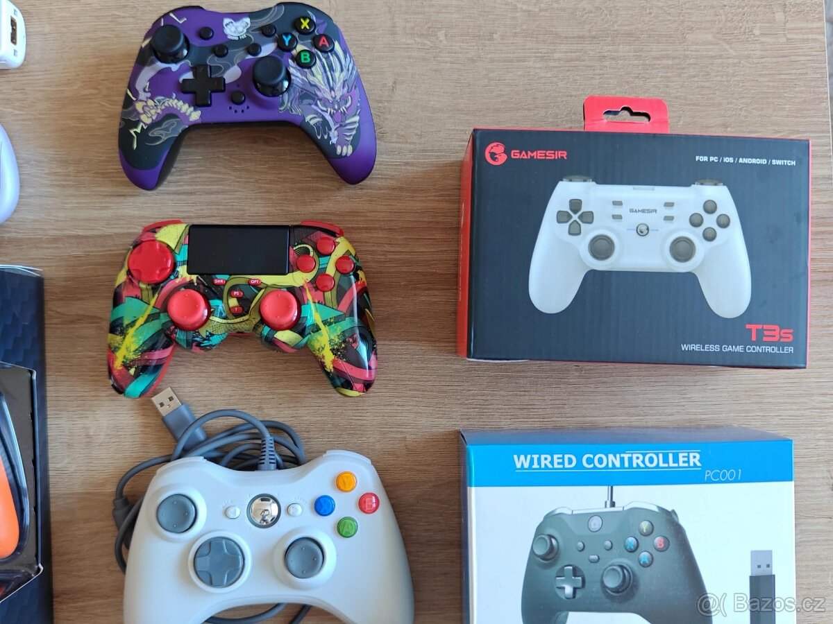 Ovladače pro PS3, PS4, PC, XBOX, ANDROID - nové, nepoužité - 3