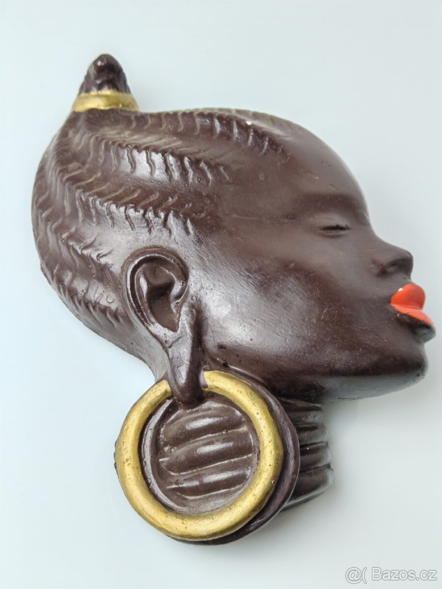 Dekorace Art-deco hlava - 3