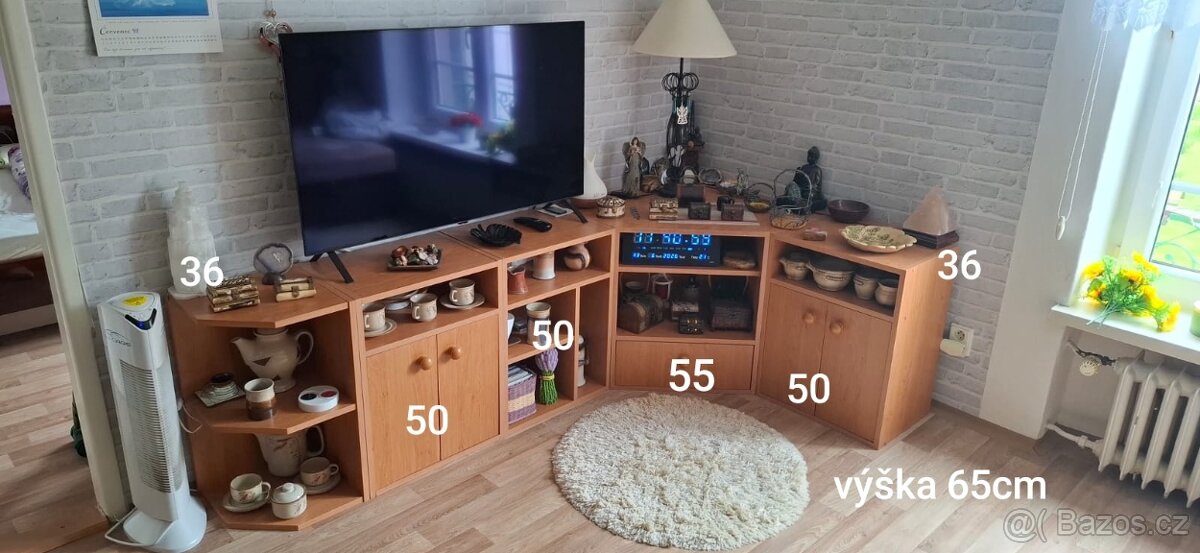Obývací skříňky pod TV, olše - 3