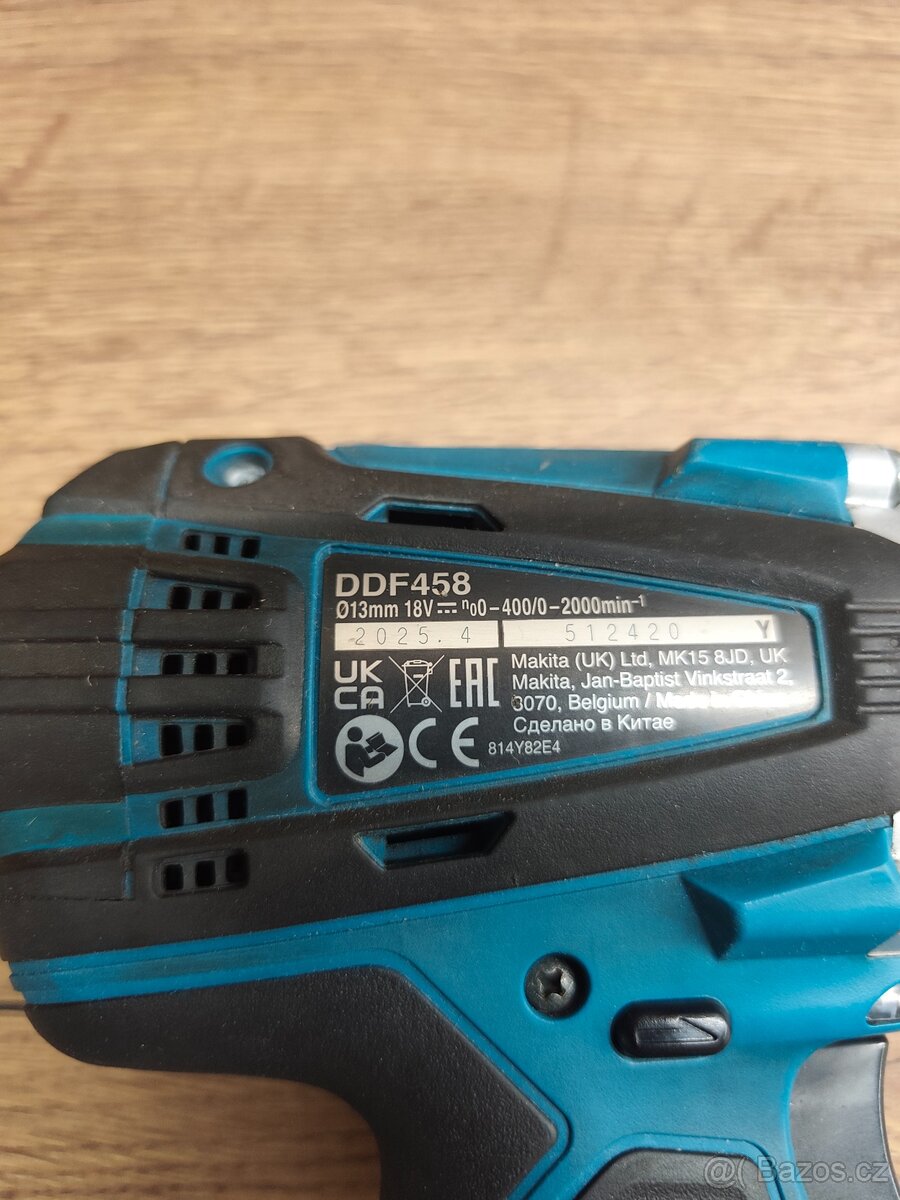 makita ddf458 aku vŕtačka - 3