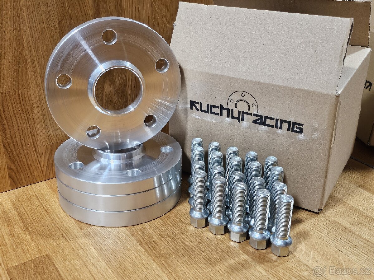 Sada Podložky pod kola a šrouby 5x112x57,1 15+20mm - 3