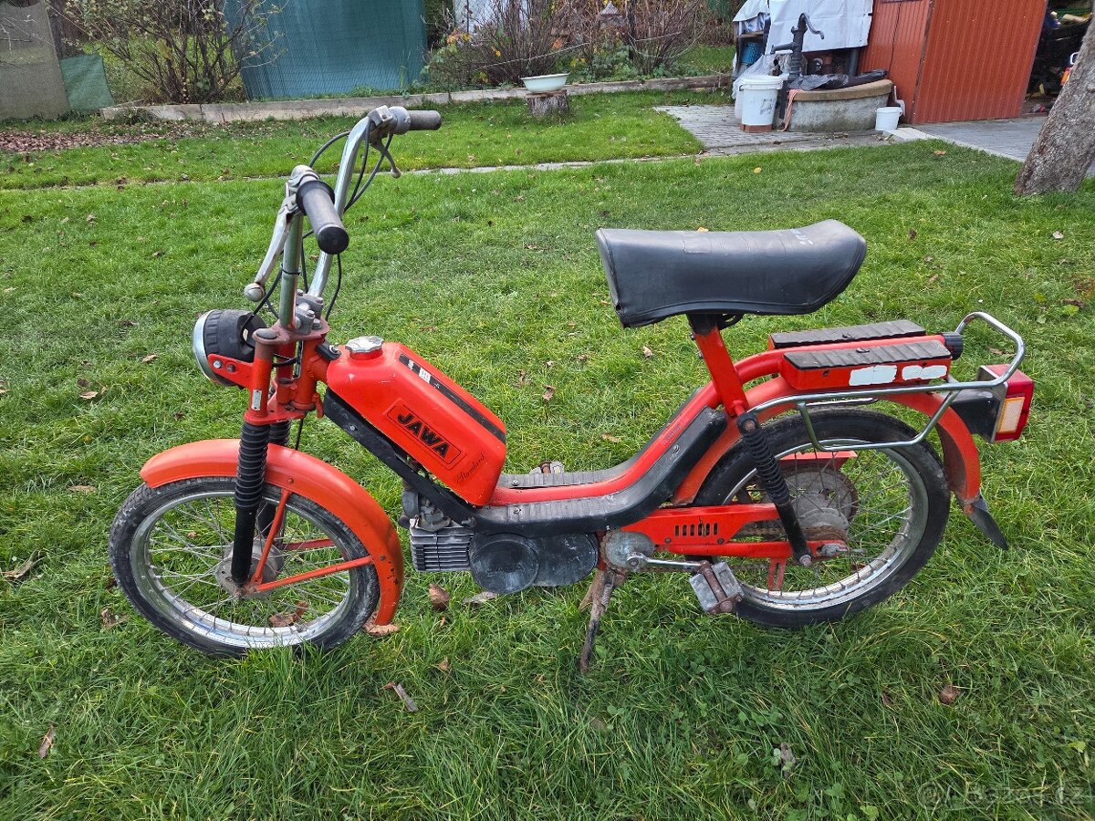 Babetta 210/215 s kartičkou, červená, dlouhé sedlo /4/ - 3