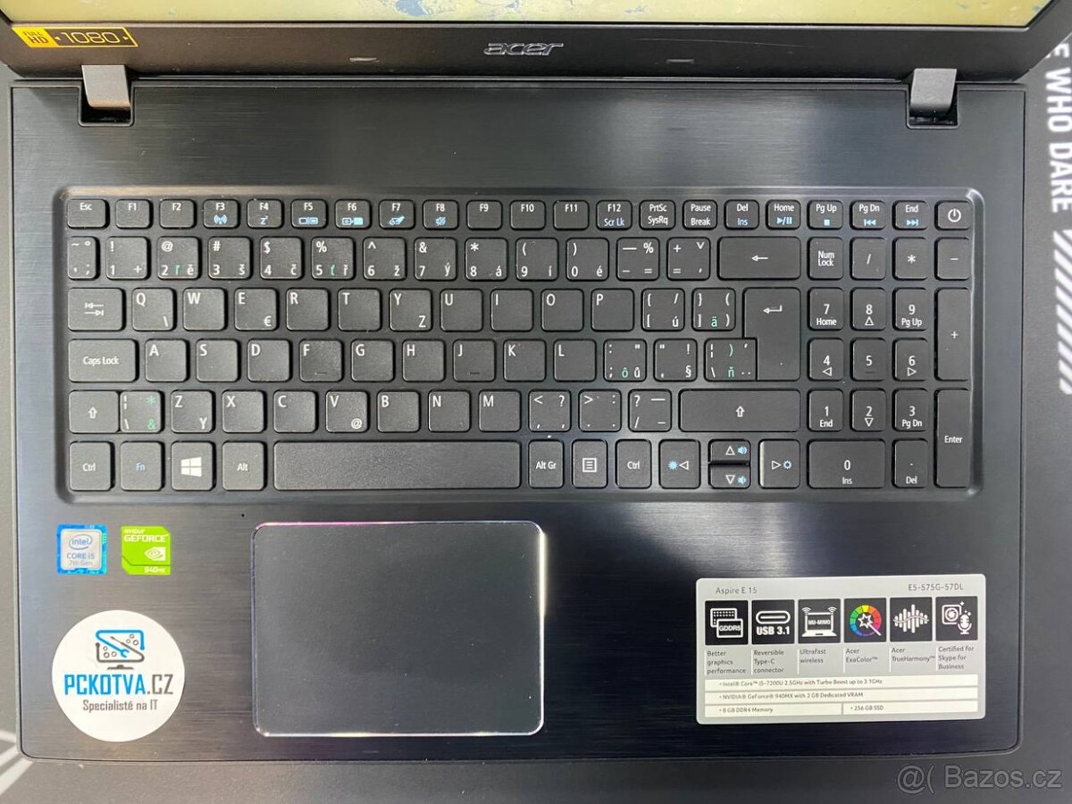 Acer Aspire E15 15,6“/Intel Core i5-7.gen/SSD 240GB/RAM 8GB/ - 3