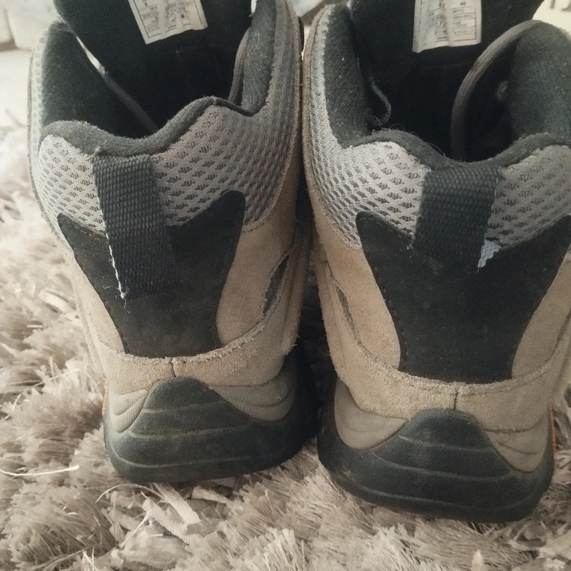 Kotníkové boty Merrell - šedé Gore-Tex trekové turistické - 3