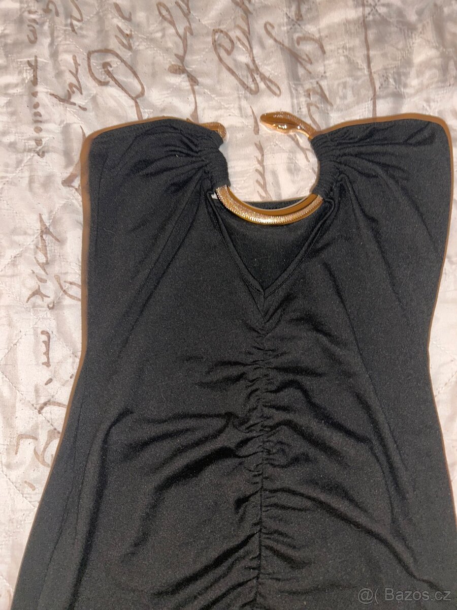 Černé šaty s hadem S - 3