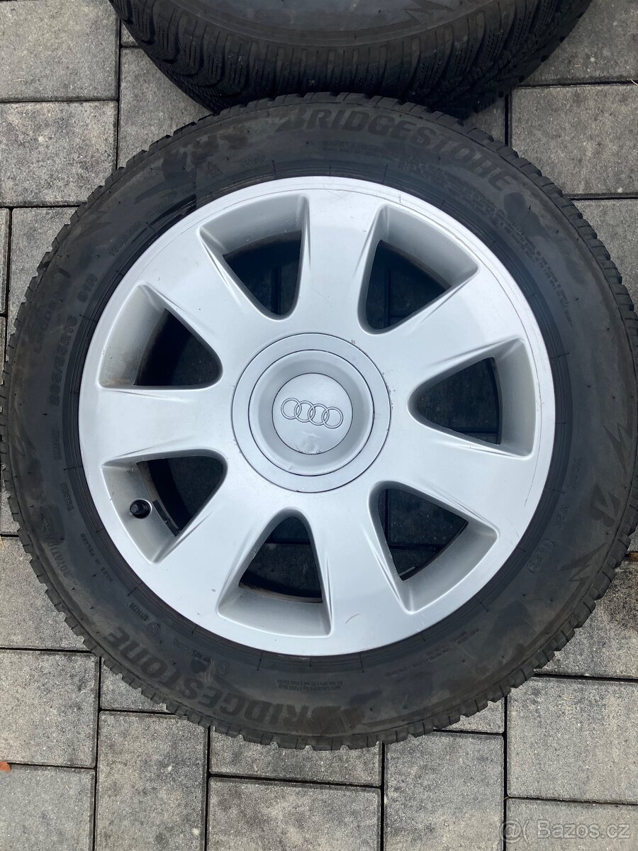 Originální alu kola Audi 205/55R16 - 3