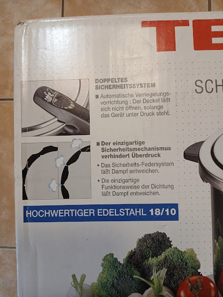 NOVÝ Tlakový hrnec Tefal 6l - 3