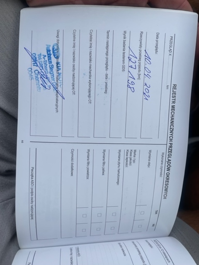 Kia Picanto 1.0i, r.2011, servisní kniha, 1.maj - 3