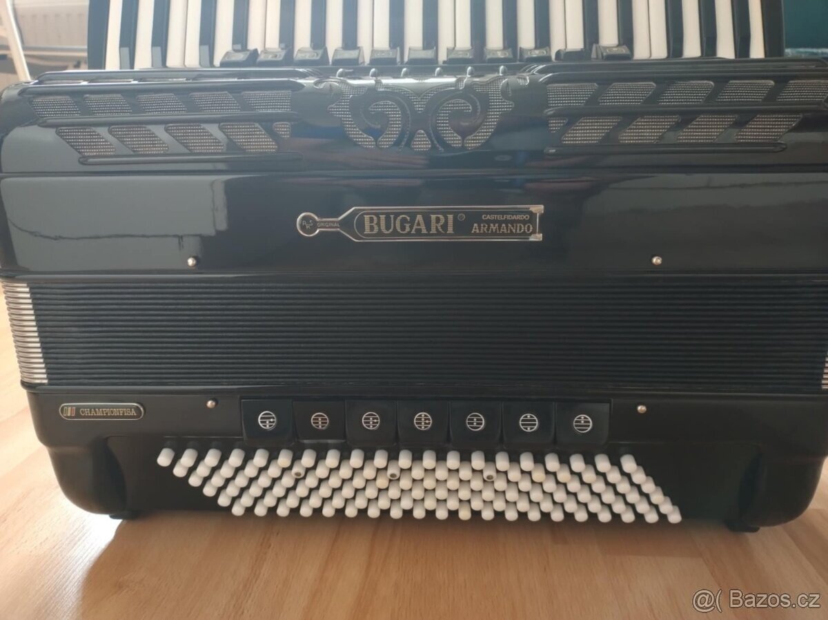 Akordeon Bugari Armando Championfisa - VÝBORNÝ STAV - 3