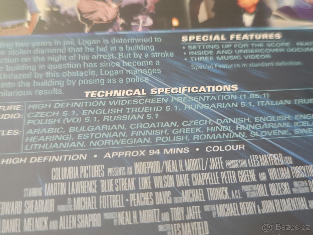 MODRÝ BLESK (BD, CZ dabing) Martin Lawrence - 3