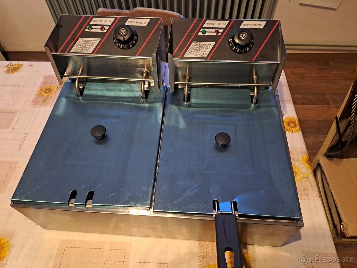 Olejová fritéza 2x 6L - 3