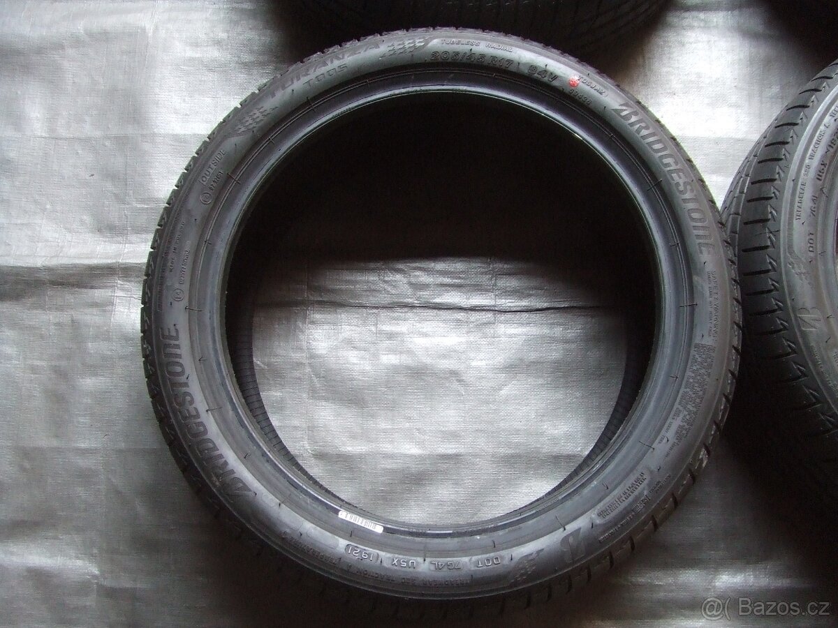 205 45 17 Bridgestone, nové, pneu letní, 4ks - 3