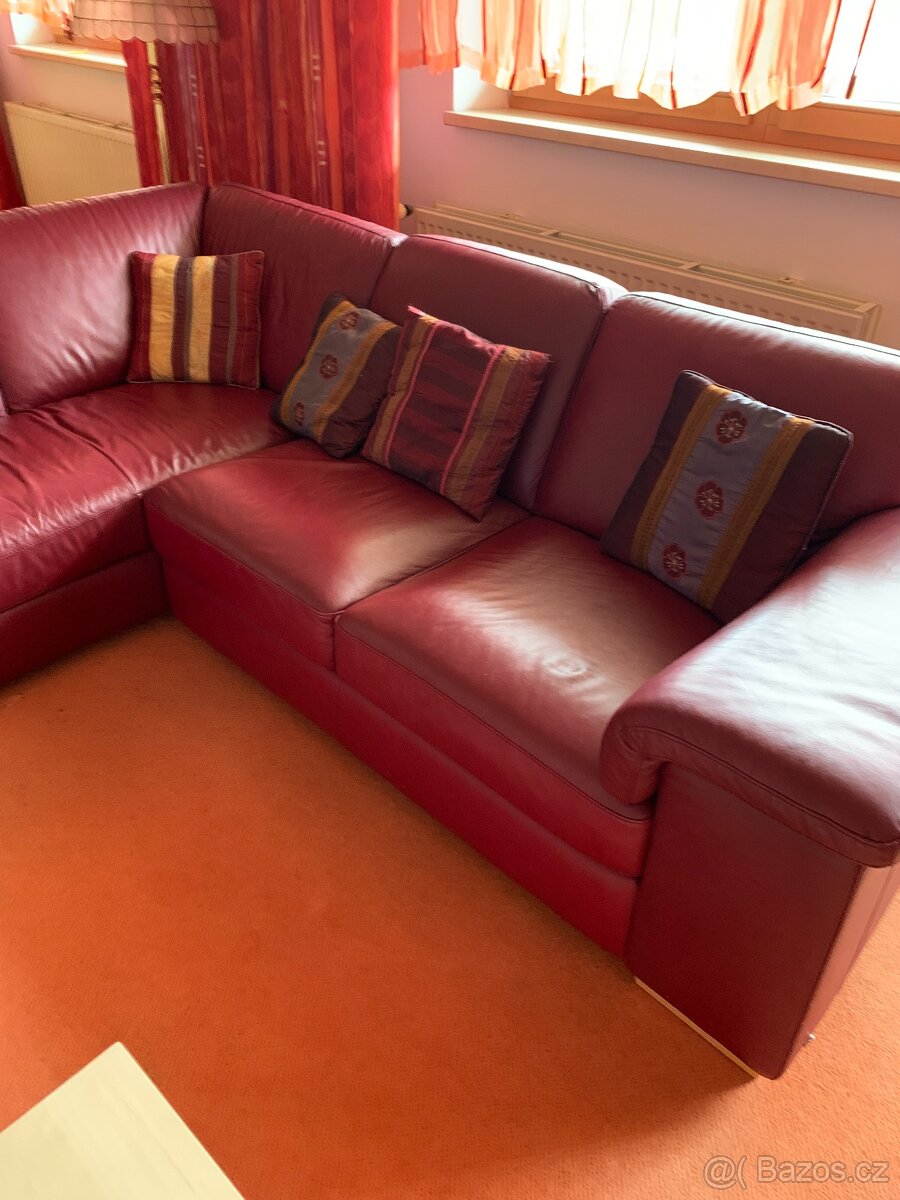 luxusní kožená sedačka zn. Natuzzi - 3