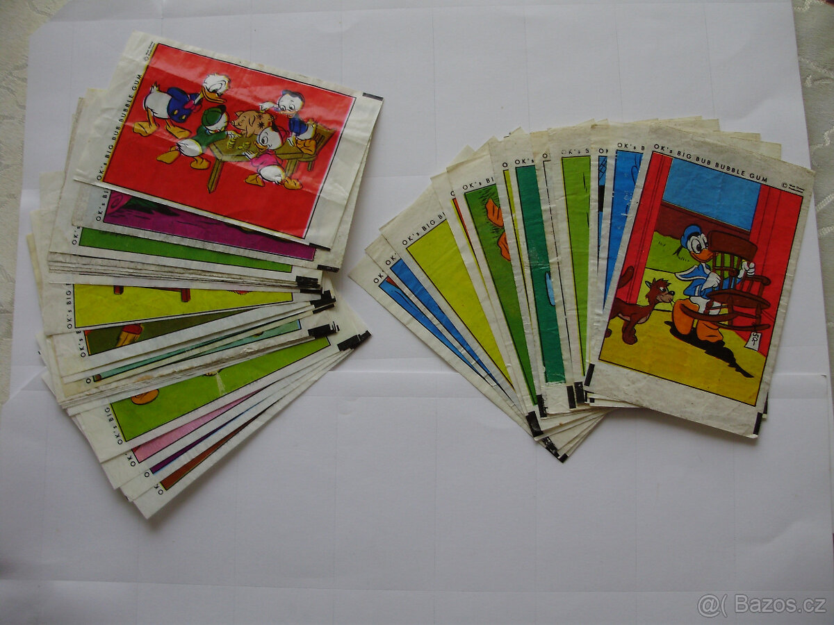 Obaly a obrázky ze žvýkaček - 3