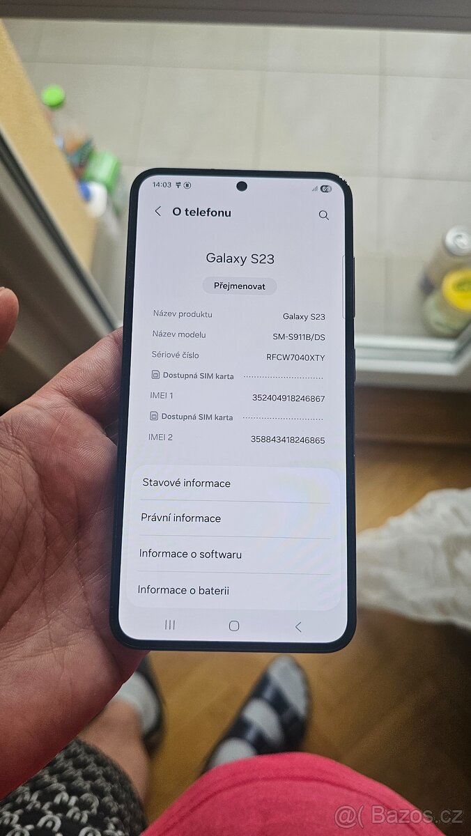 Samsung Galaxy S23 - 8/128GB - pěkný stav - 3