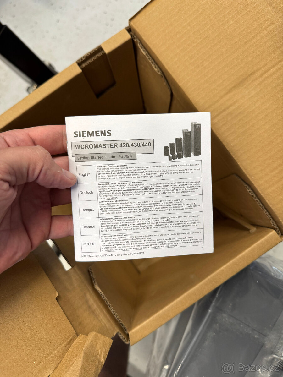 Frekvenční měnič Siemens 6SE6440-2AD31-1CA1 - 11kW - PRODÁNO - 3