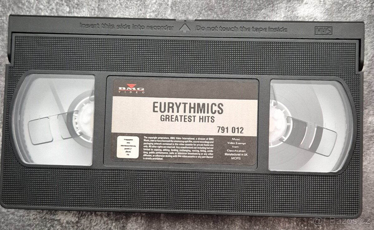 VHS EURYTHMICS - GREATEST HITS - 3
