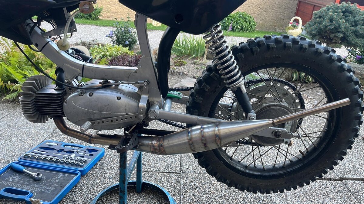 Nerezový výfuk Jawa 50 - 3