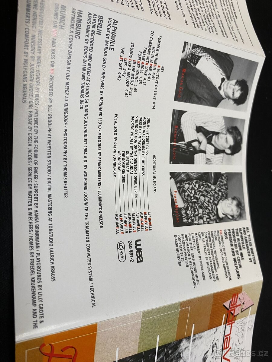 ALPHAVILLE: FOREVER YOUNG, 1984, 1.PRESS, JEWEL CASE - 3