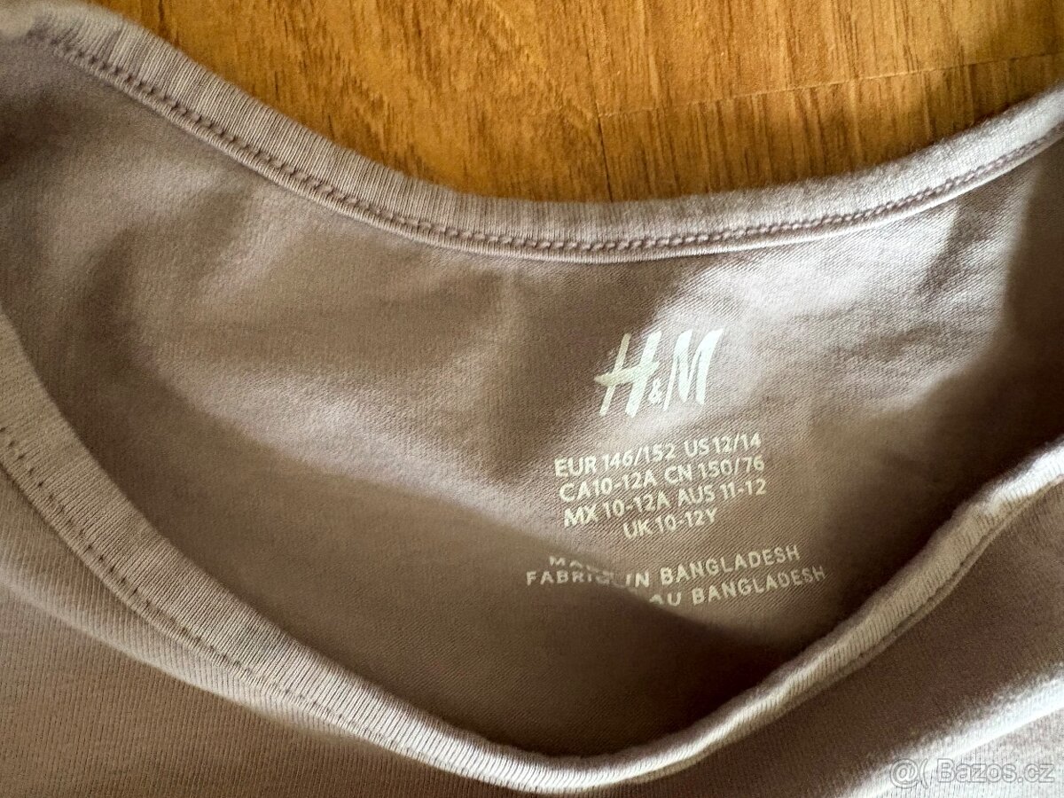 2x triko H&M, vel 12/14 let - 3