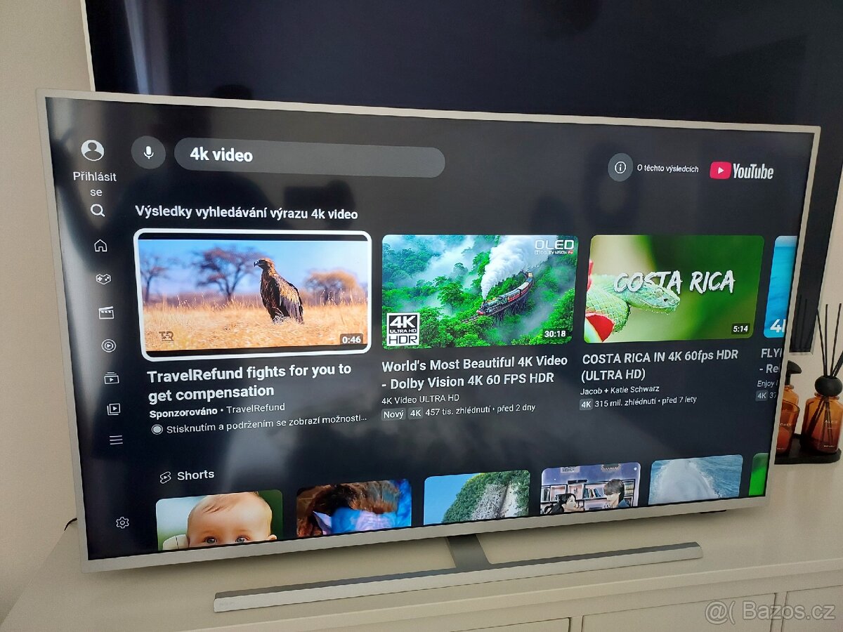 4K Philips TV 139cm,Ambilight, Android - 3