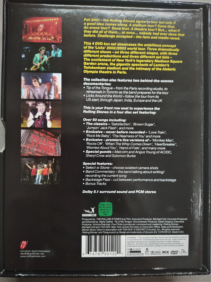 4DVD Rolling Stones - Four Flicks - 3