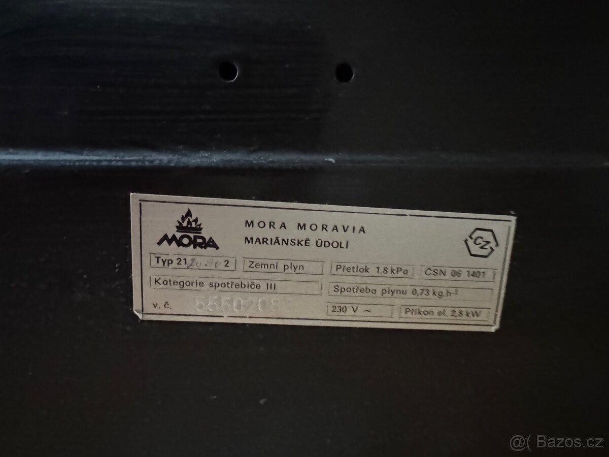 Kombinovaný sporák Mora - 3