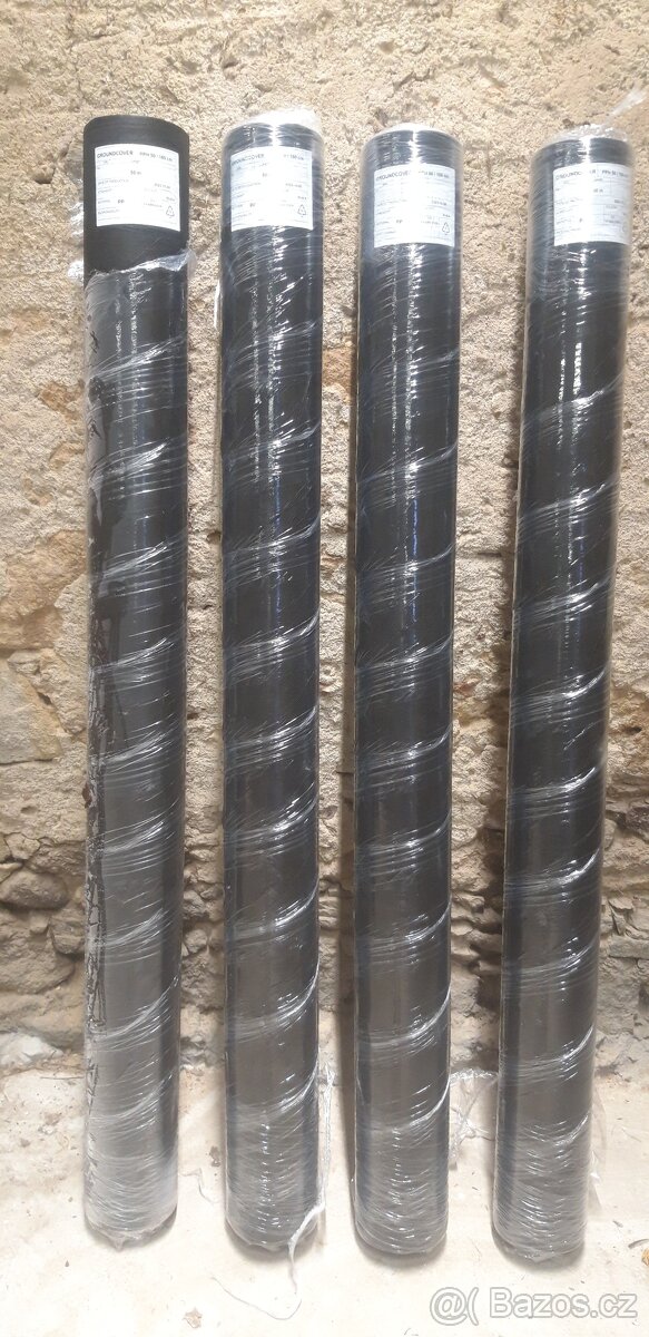 Netkaná textilie-odclonění plotu,proti plevelu i pod kameny - 3