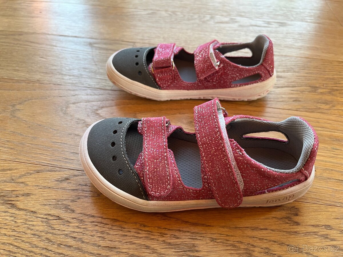 Dívčí barefoot sandále Jonap vel. 28 - 3