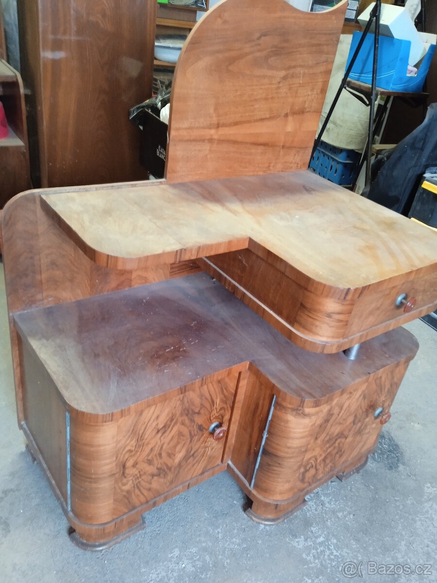 Starožitná skříňka levá,šuplík a 2x dvířka - 3