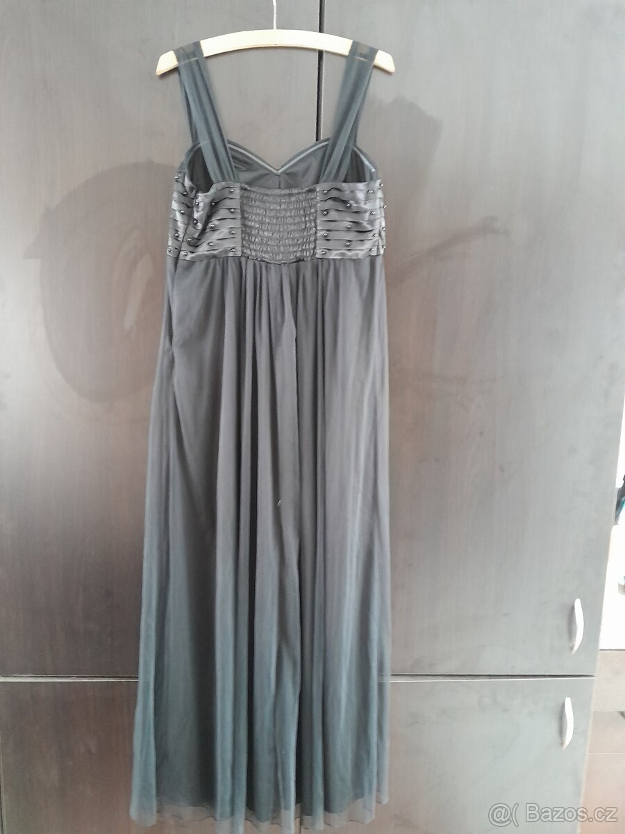 Plesové šaty černé vel.44 - 3