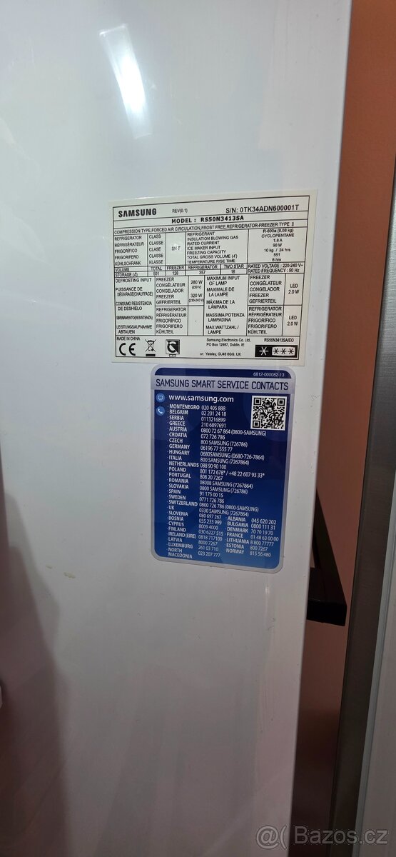 LEDNICE AMERICKÁ S LEDEM SAMSUNG TOP - 3