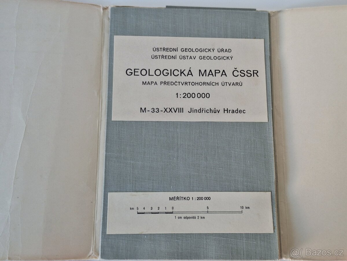 Geologické mapy ČSSR - 1:200 000 - 3