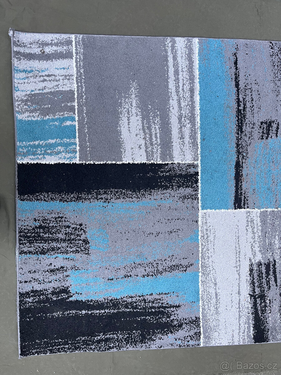 Koberec modrý 170cm X 120cm - 3