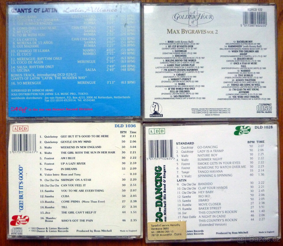 CD taneční hudba orchestrálky 50,-/kus - 3