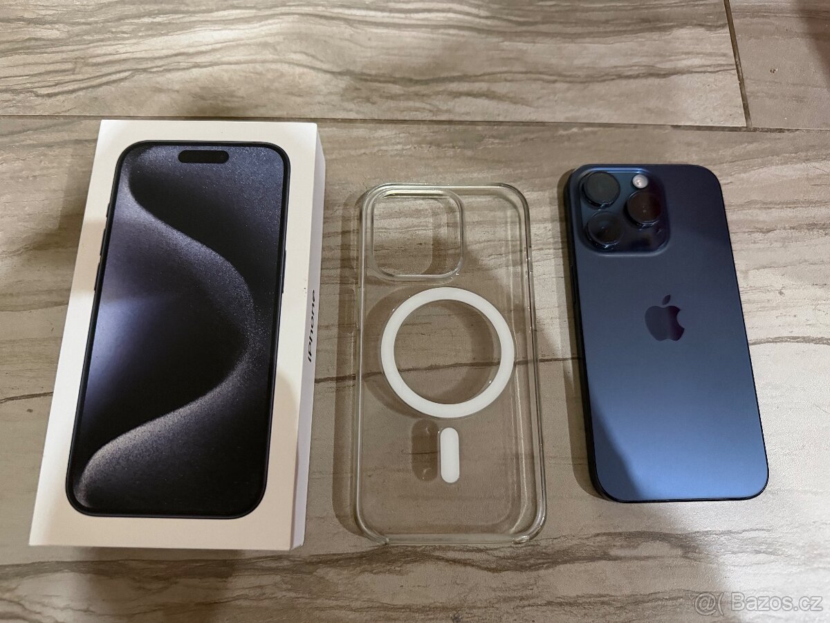 Apple iPhone 15 PRO, blue titanium, 128 GB - 3