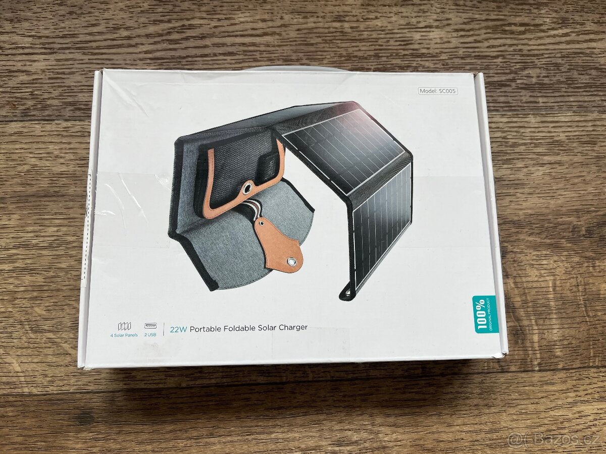 Cestovní solární panel 22W Choetech SC005 - 3