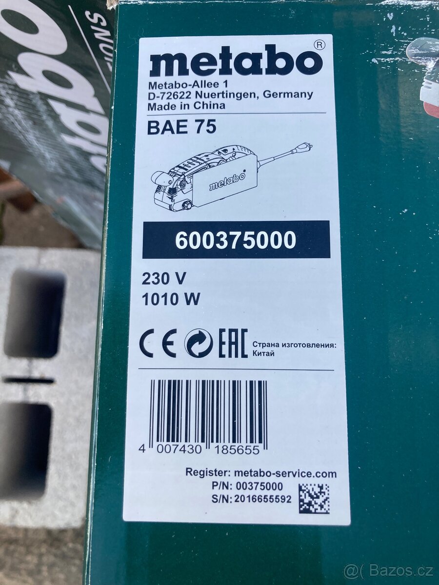 Bruska Metabo BAE 75 - 3