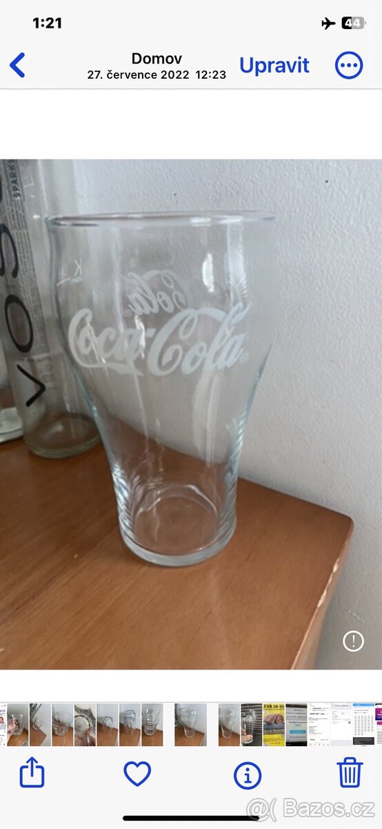 Sklenice coca cola 400 ml Ryska mám 5 kusu cena za kus - 3