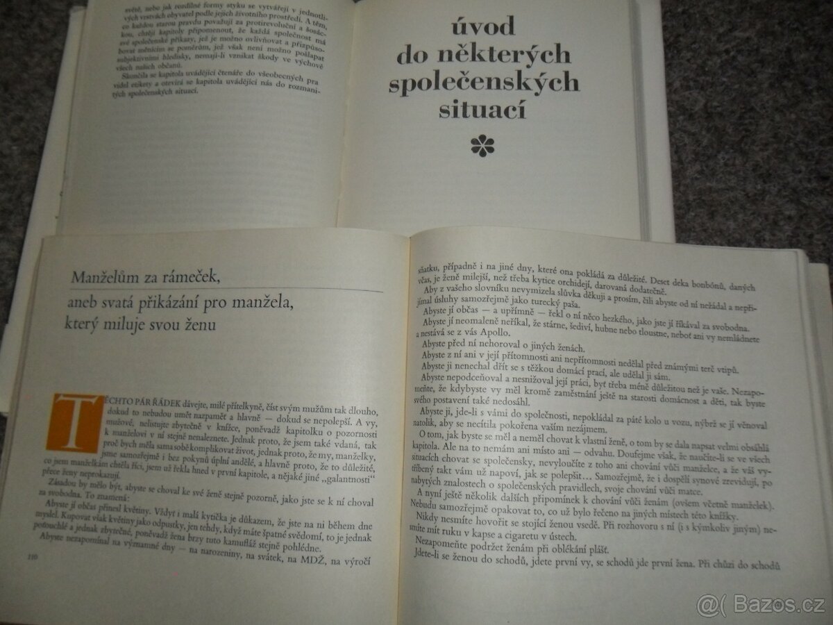 vztahy, slušné chování, pro dívky, pro rodiče, o stáří, sex - 3