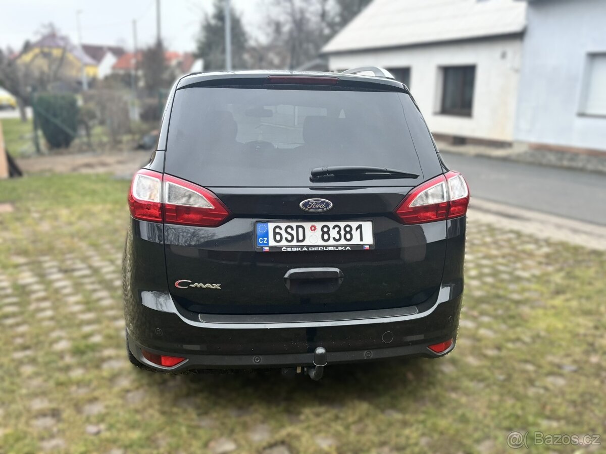 Grand C-Max 1.6TDci, 1.majitel v ČR, Tažné, 2012, Pěkný stav - 3