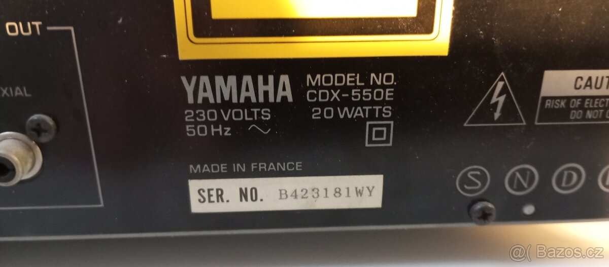 YAMAHA CDX-550E a YAMAHA KX-330 - 3