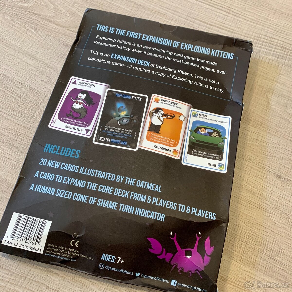 Prodám společenskou karetní hru Imploding Kittens - 3